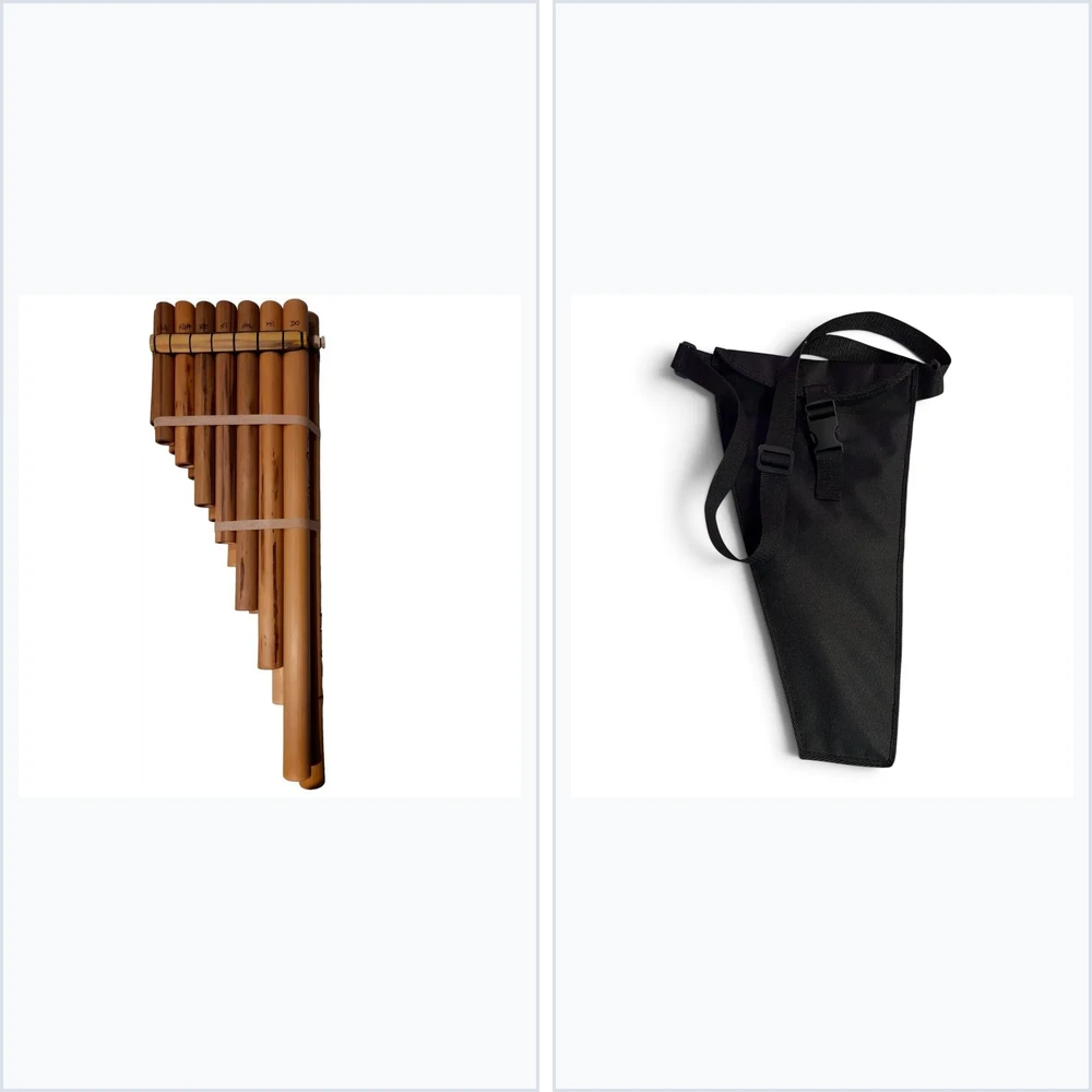 Combo Zampoña Caña Cadena 15 cañas c/tapones + 1 producto