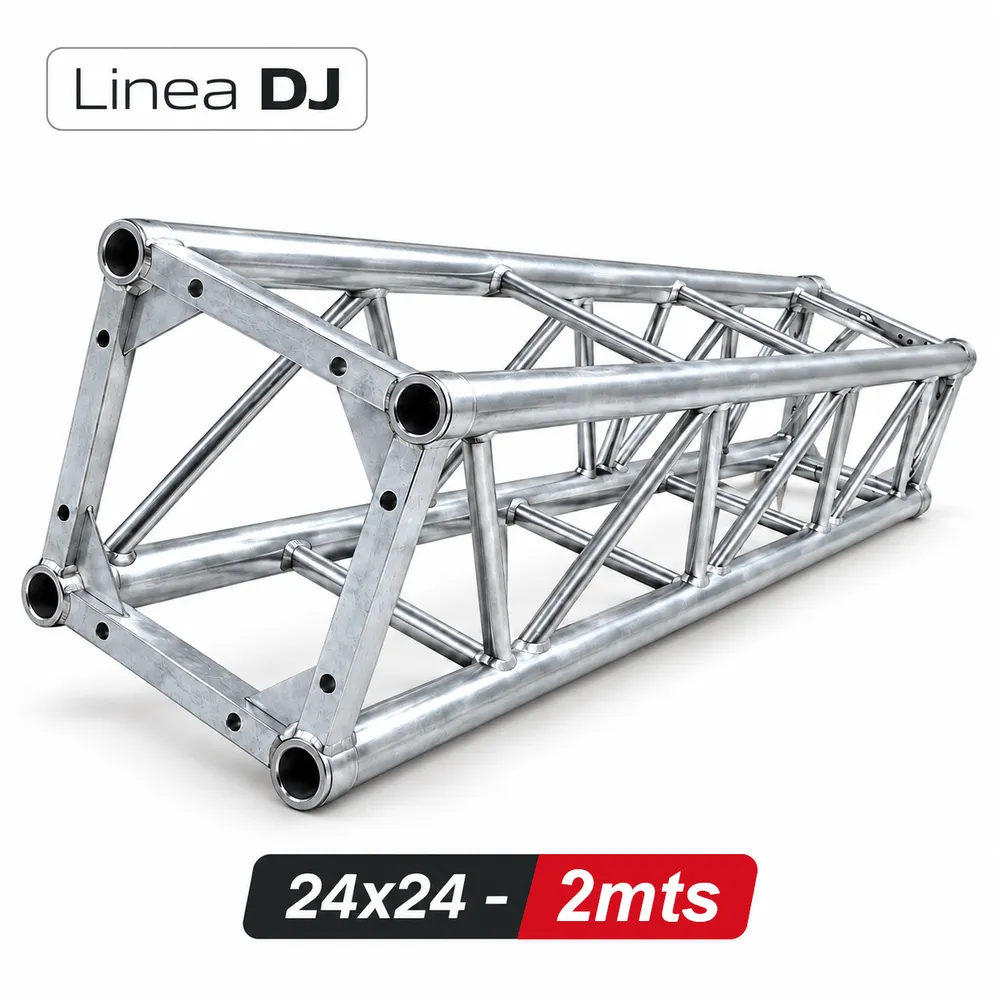 Estructura Truss 24x24 2mt Acero Zinc LINEA DJ