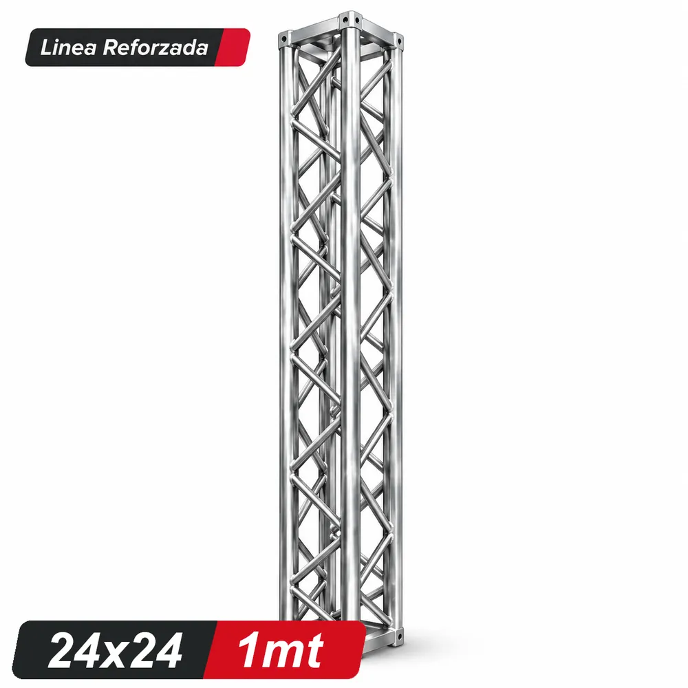 Estructura Truss 24x24 1mt Acero Zinc LINEA REFORZADA